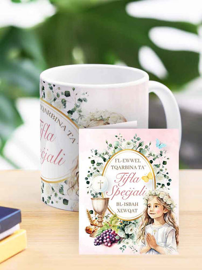 Holy Communion Mug for a Girl