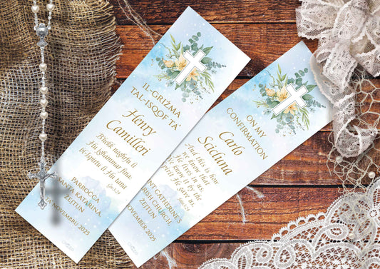 Holy Confirmation Bookmark (Design 24)
