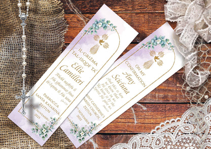 Holy Confirmation Bookmark (Design 25)