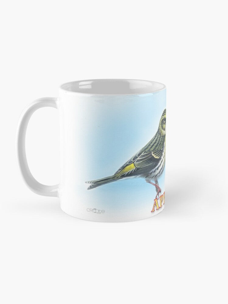 Mug with an image of Bird (t'Apparell)