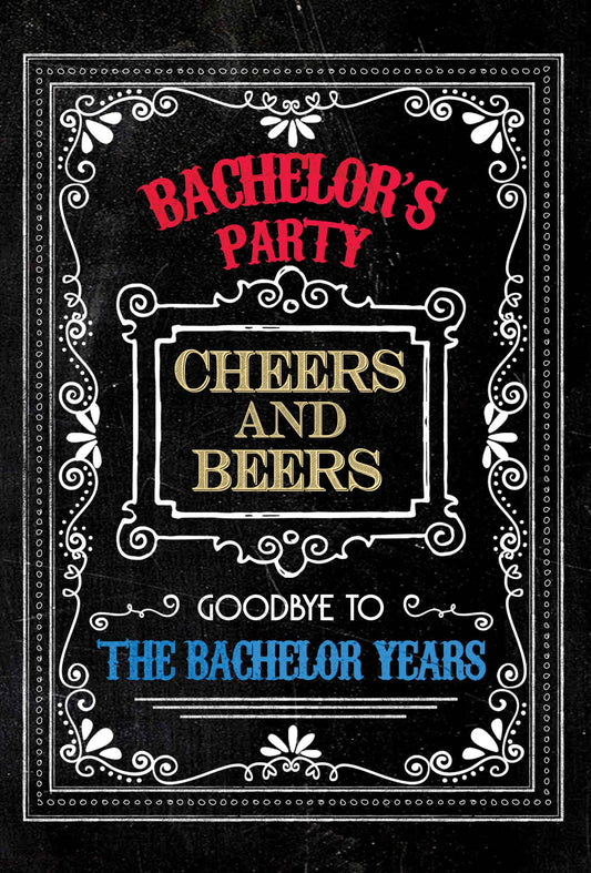Bachelors Party Card (Blackboard)