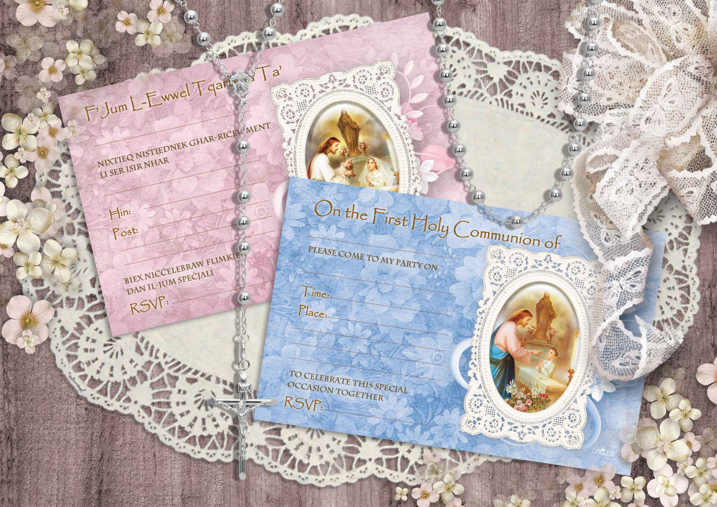 Holy Communion Invites - Design 1
