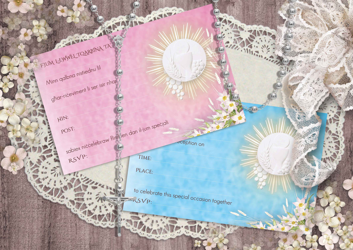 Holy Communion Invites - Design 8