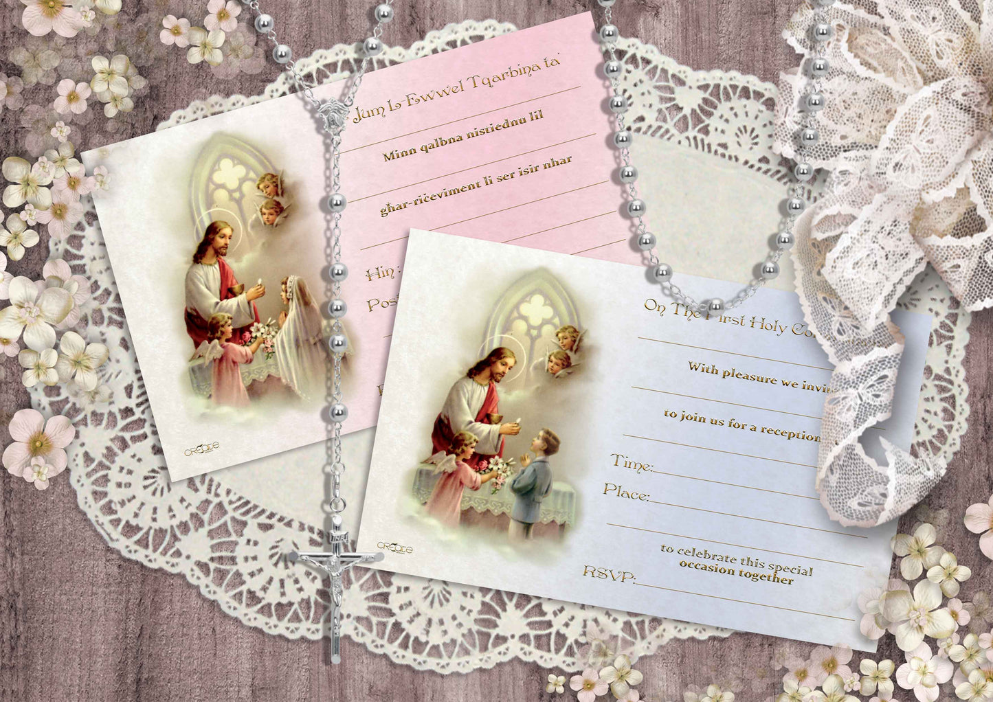 Holy Communion Invites Design 12