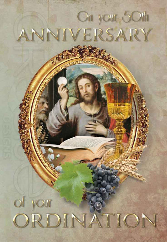 Golden Jubilee Card for the priest