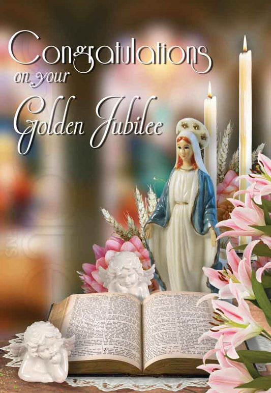 Card for a Nun in the Golden Jubilee