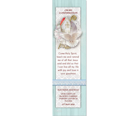 Holy Confirmation Bookmark (Design 14)