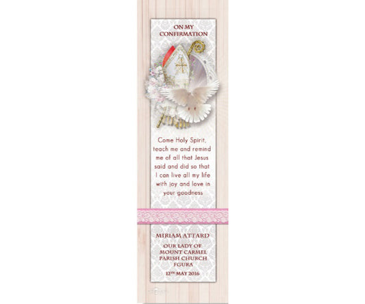 Holy Confirmation Bookmark (Design 15)