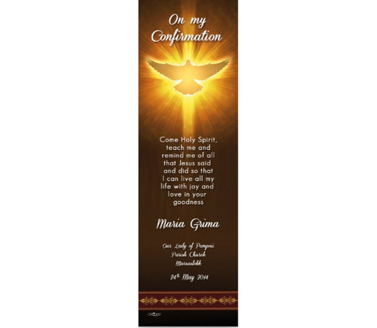 Holy Confirmation Bookmark (Design 2)