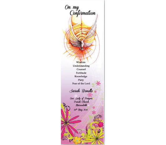 Holy Confirmation Bookmark (Design 4)