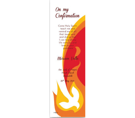 Holy Confirmation Bookmark (Design 5)