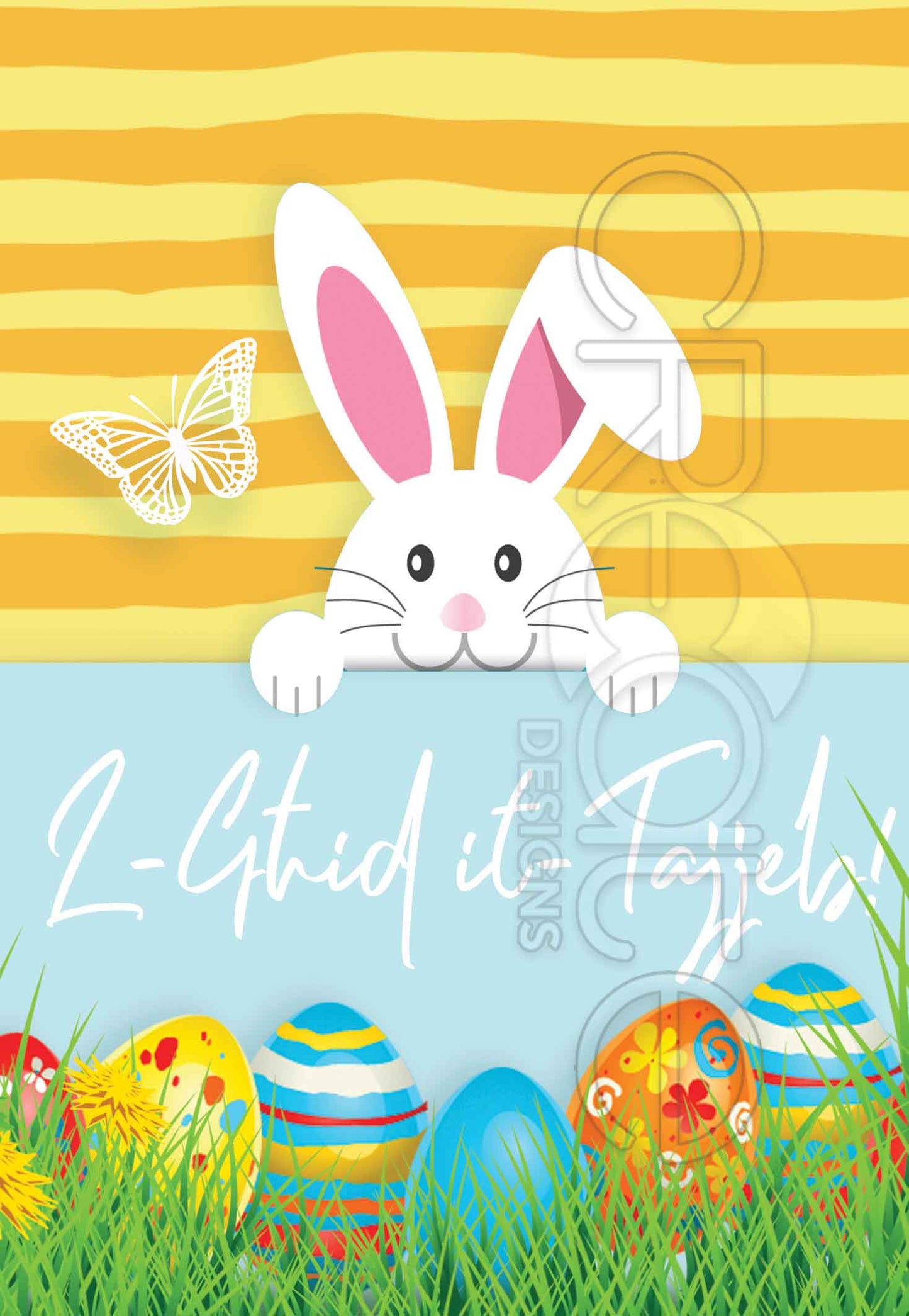 Easter Cards (Easter bunny and Easter eggs)
