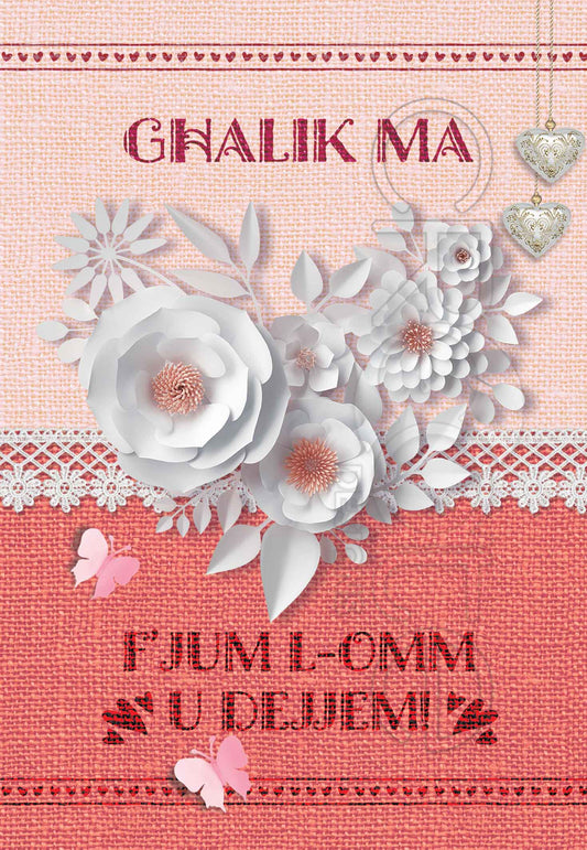 Mother's Day Card (with words 'Għalik Ma')