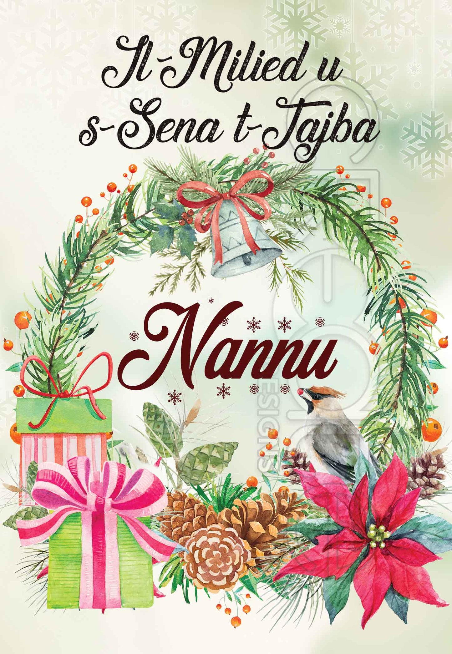 Christmas card for your grandfather
