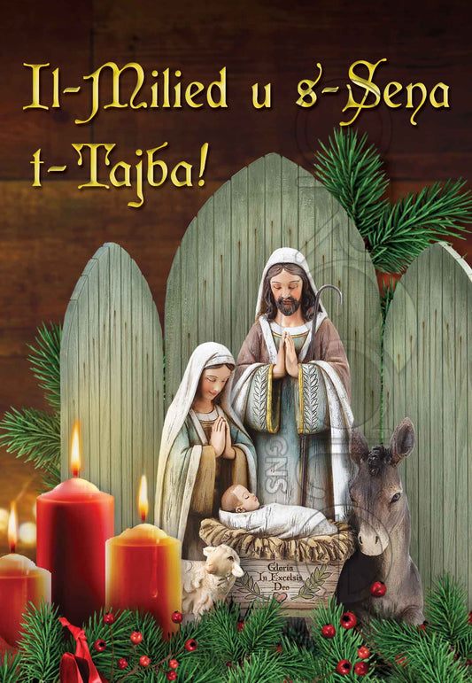 Christmas card (Nativity Scene)
