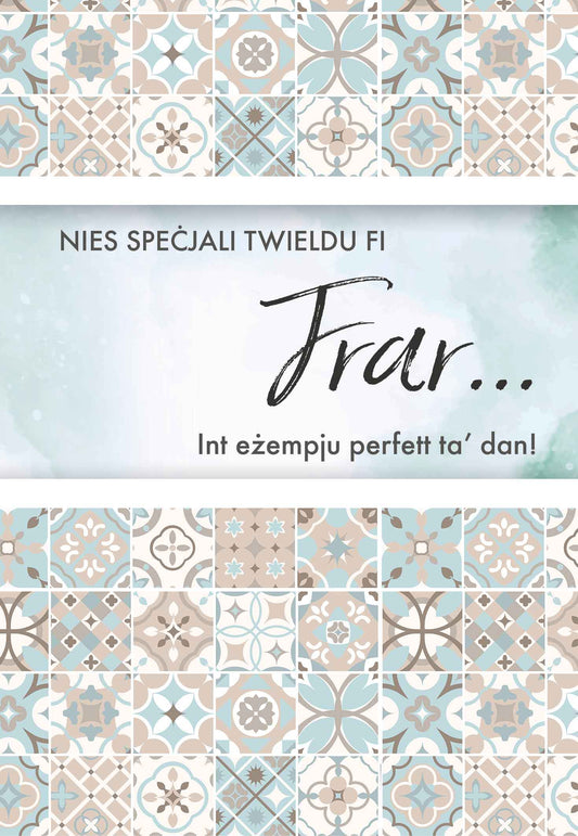 Kartolina għal min jagħlaq sninu fix-xahar ta' Frar