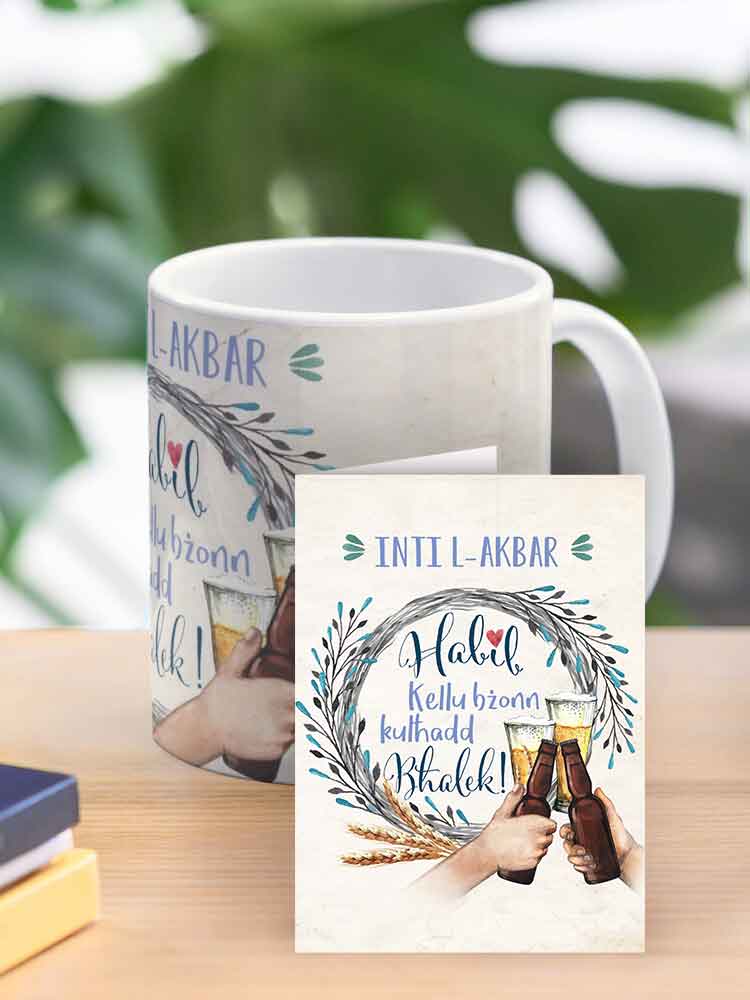 Mug  (minn set ta’ 12) għal Ħabib