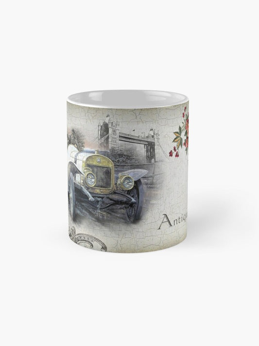 Mug with a picture of a vintage car (style 6)