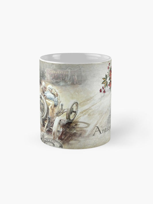 Mug with a picture of a vintage car (style 7)
