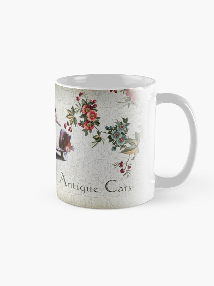 Mug with a picture of a vintage car (style 8)
