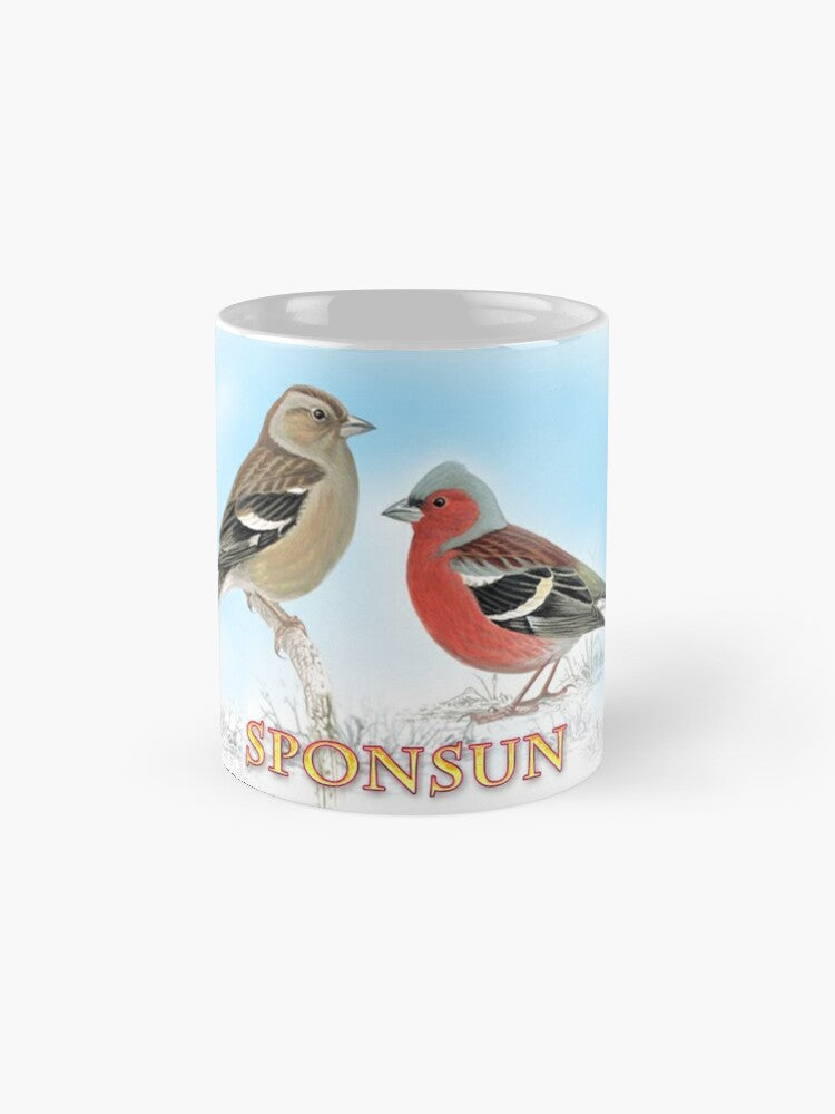 Mug with an image of Bird (ta' Sponsun)