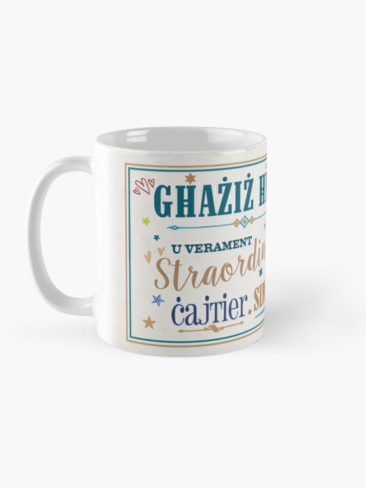 Mug for my brother with the words decorated