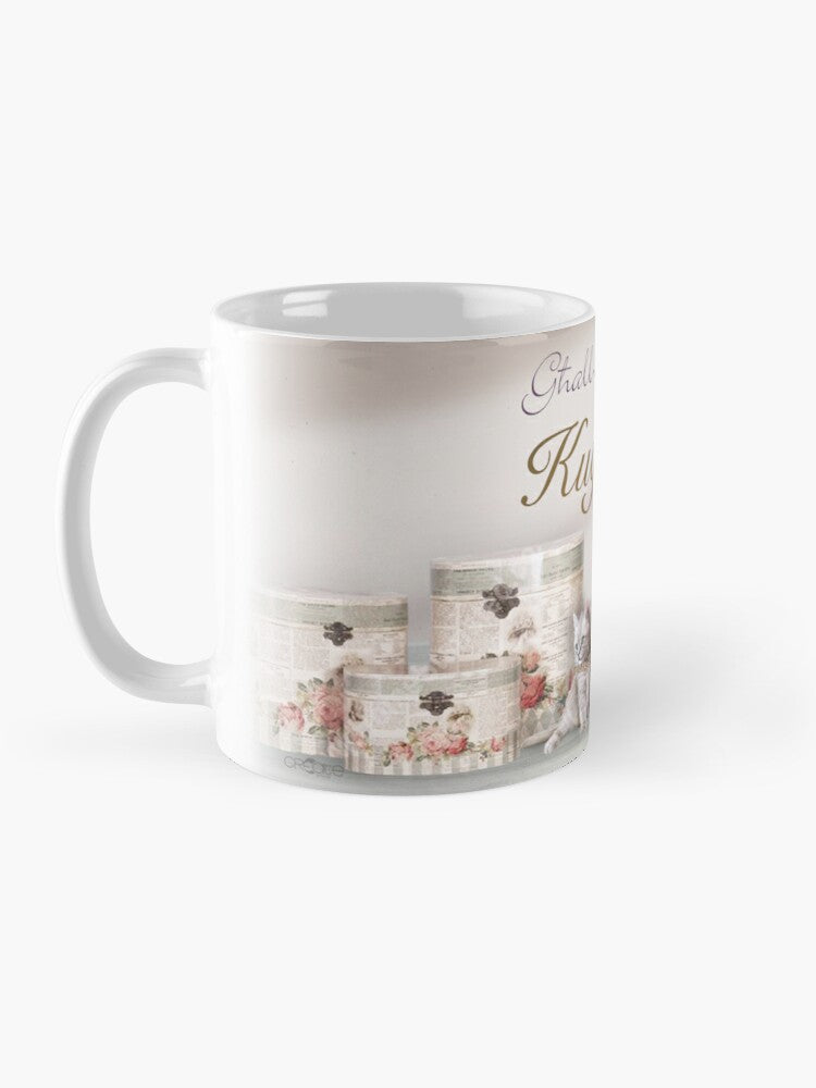 Mug għall-Kuġina bi stampa taż-żraben u bżieżaq