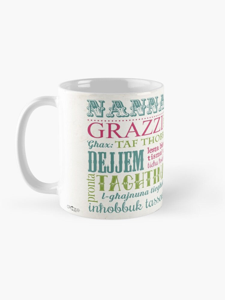 Mug for grandmother with words (with words)