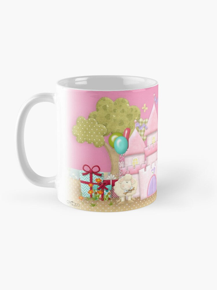 Mug for a young niece girl (with the castle and unicorn)