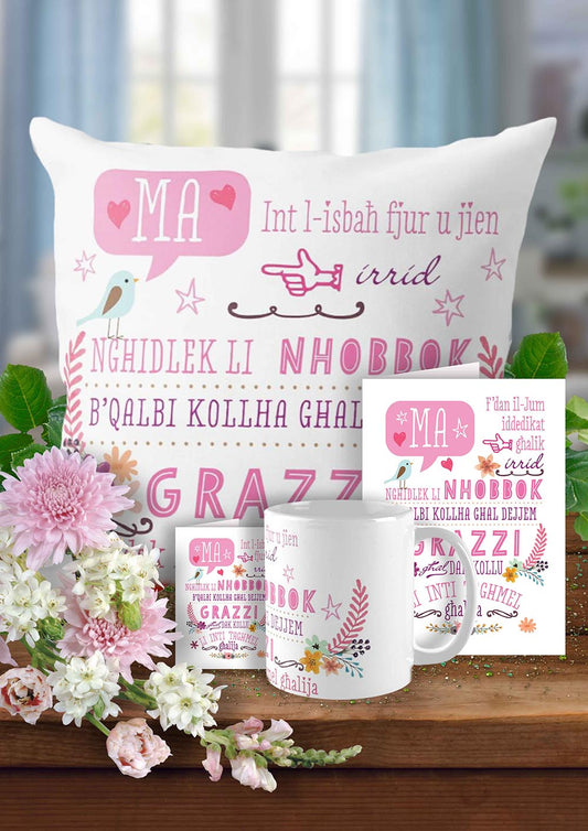 Complete set for Mother's Day (with pink wording)