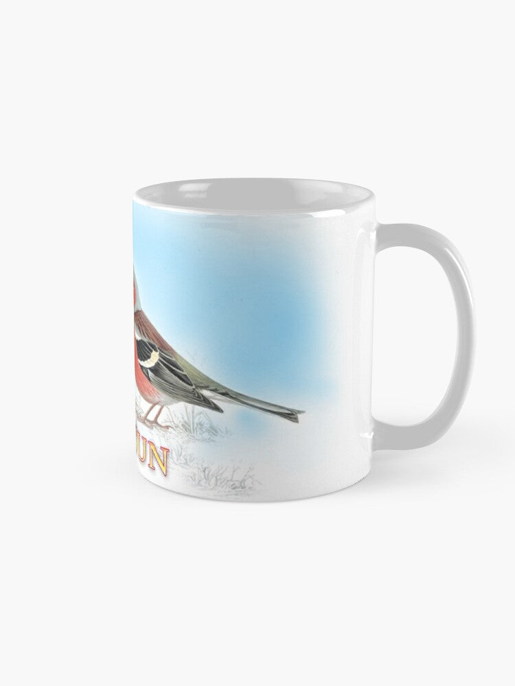 Mug with an image of Bird (ta' Sponsun)