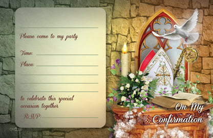 Holy Confirmation Invites Design 11 (Open)