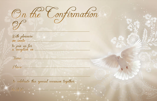 Holy Confirmation Invites Design 18 (Open)