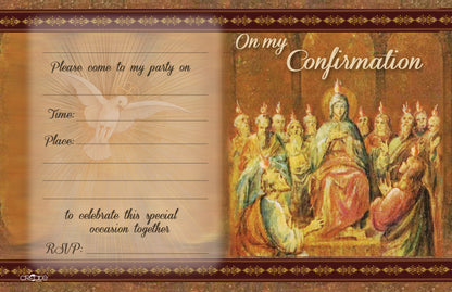 Holy Confirmation Invites Design 1 (Open)
