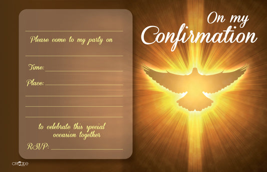 Holy Confirmation Invites Design 2 (Open)
