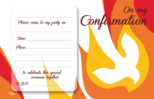 Holy Confirmation Invites Design 5 (Open)