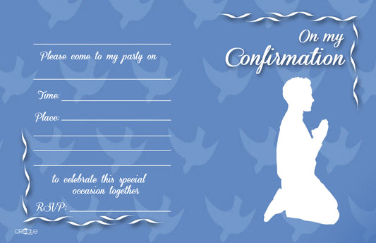 Holy Confirmation Invites Design 8 (Open)