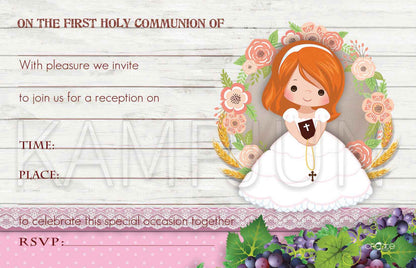 Holy Communion Invites Design 19