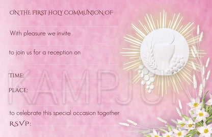 Holy Communion Invites - Design 8
